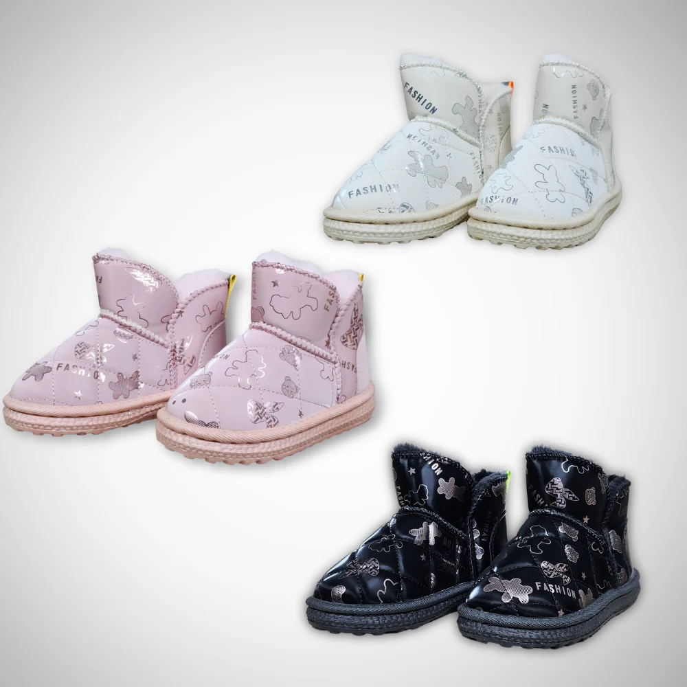 Bottines Hiver Fille Fourrées Imprimées